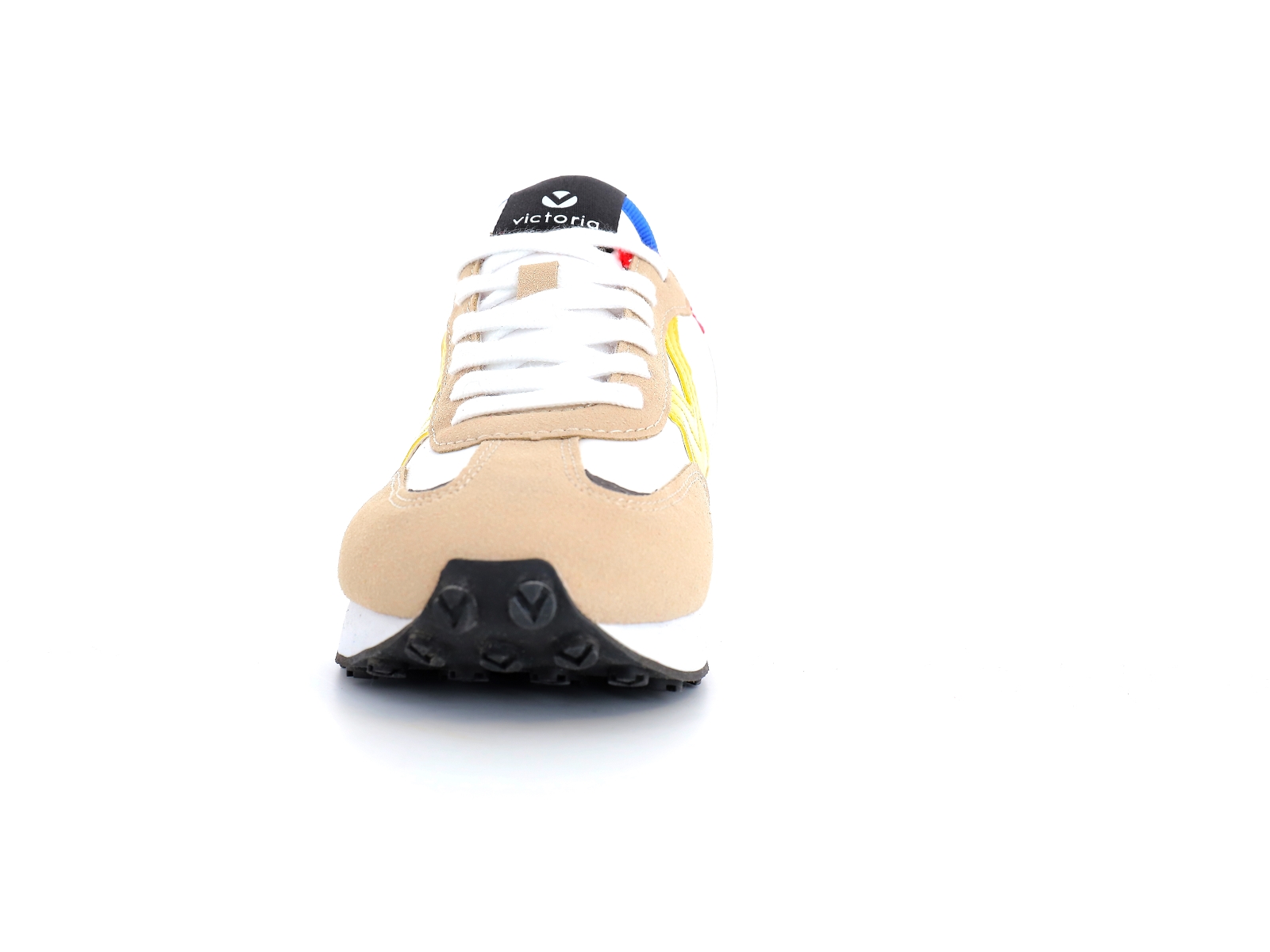 Victoria-1136100 Matières combinées Beige