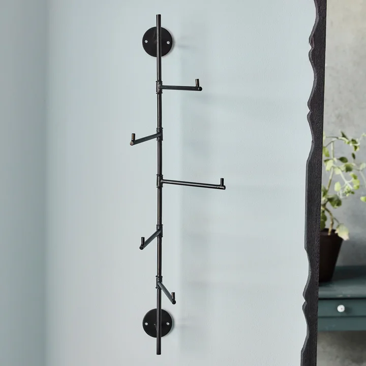 House Doctor - Flex Hakenleiste, H 70,5 cm, schwarz