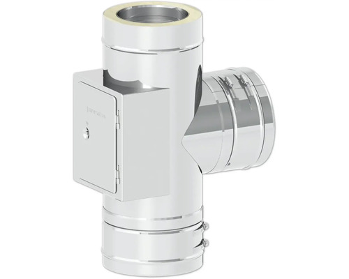 Jeremias DW-FU T-stuk met tegenoverliggende reiniging Ø130mm