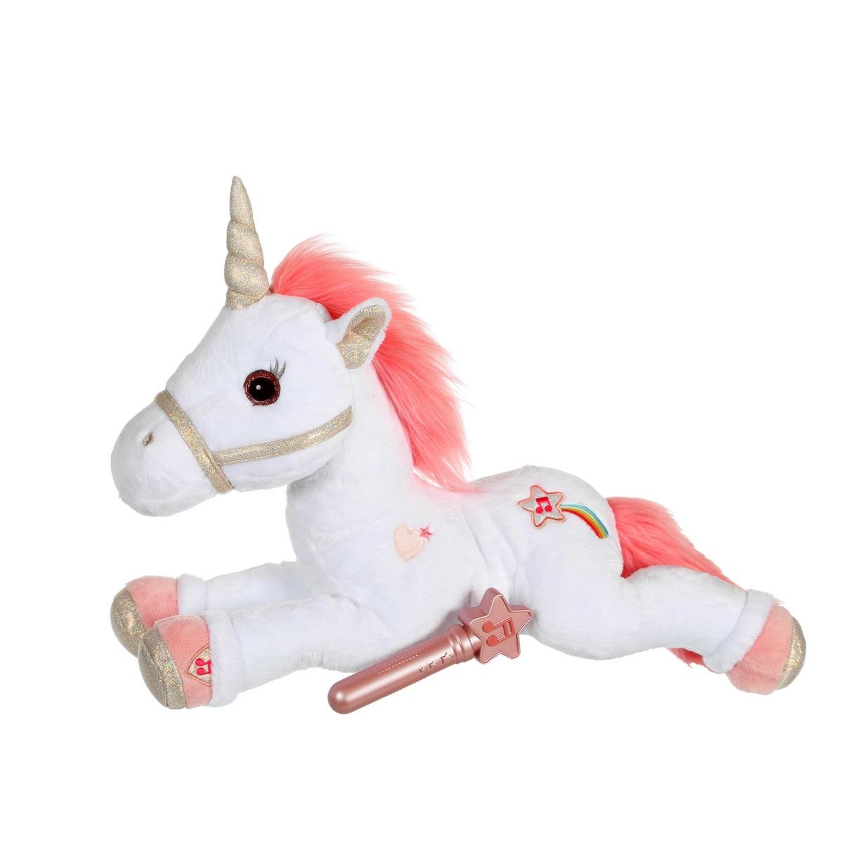 Peluche licorne Lica Bella magique 35 cm
