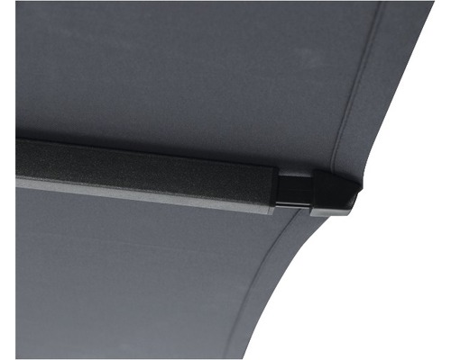 Avio parasol, polyester, Ø 250 cm, antraciet