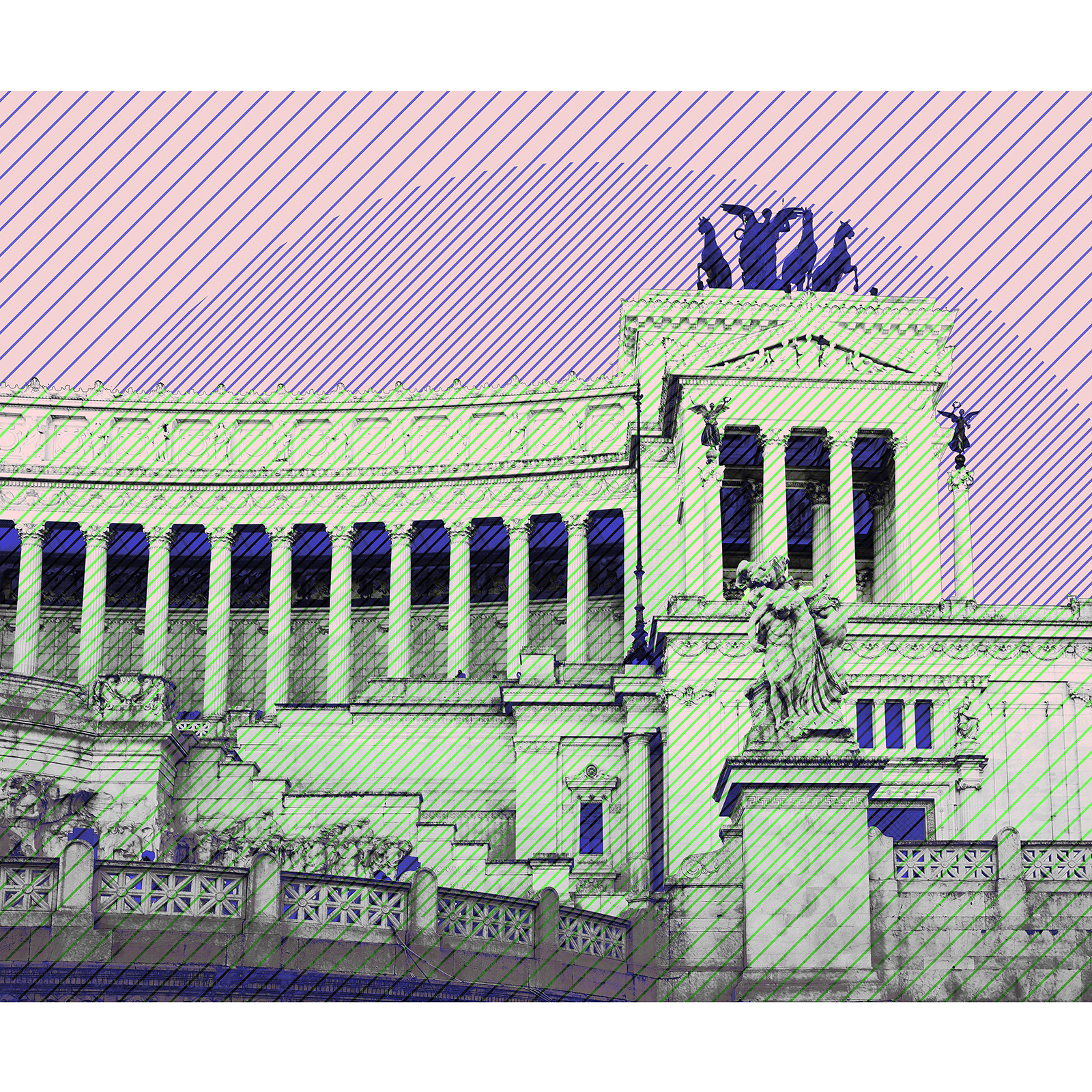 Vlies-Fototapete ROMA - bunt - 300x250 cm