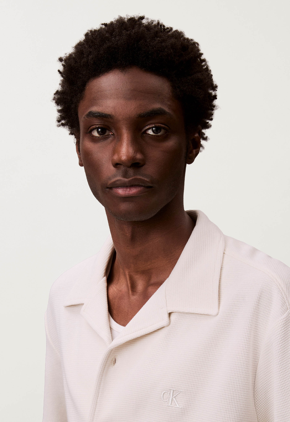 Calvin Klein Waffle Camp Overhemd