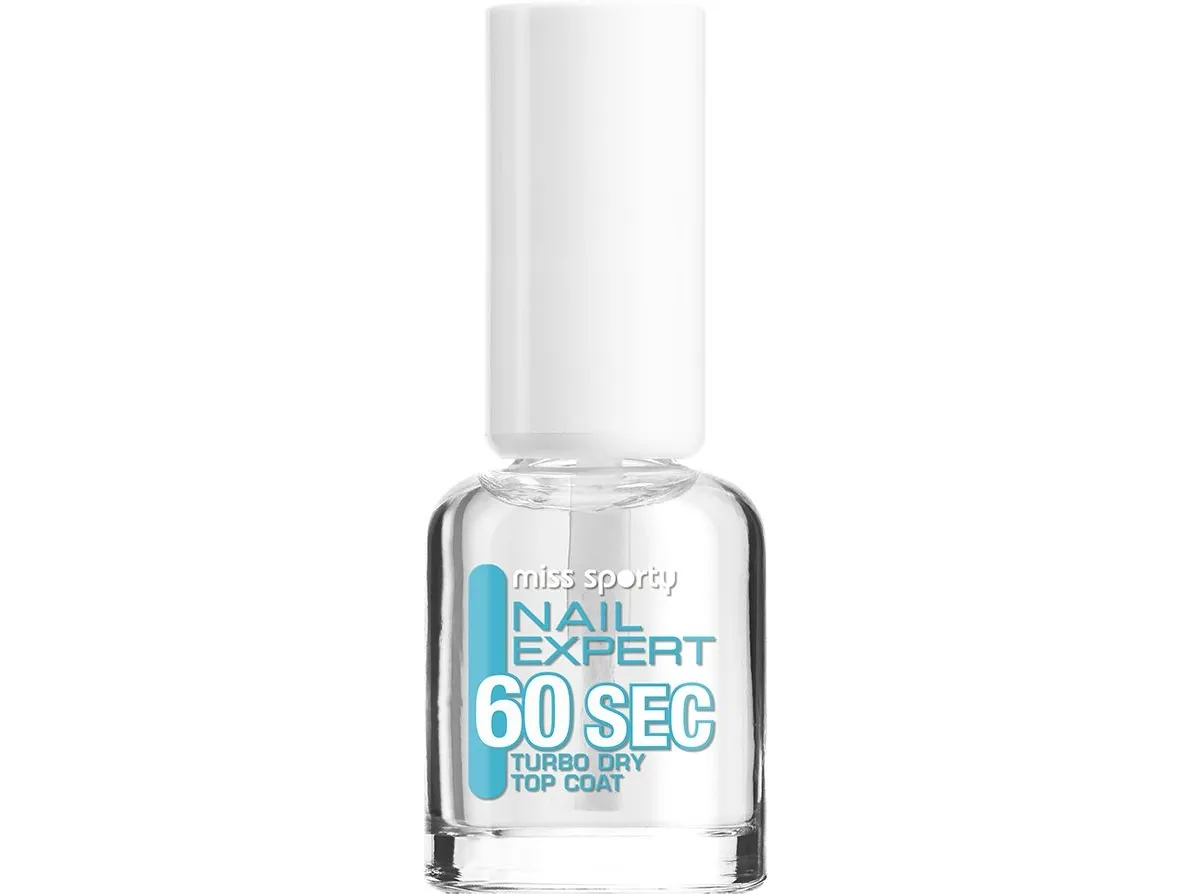 MISS SPORTS_Nail Expert Turbo Dry Top Coat conditioner to accelerate drying of polish 8ml