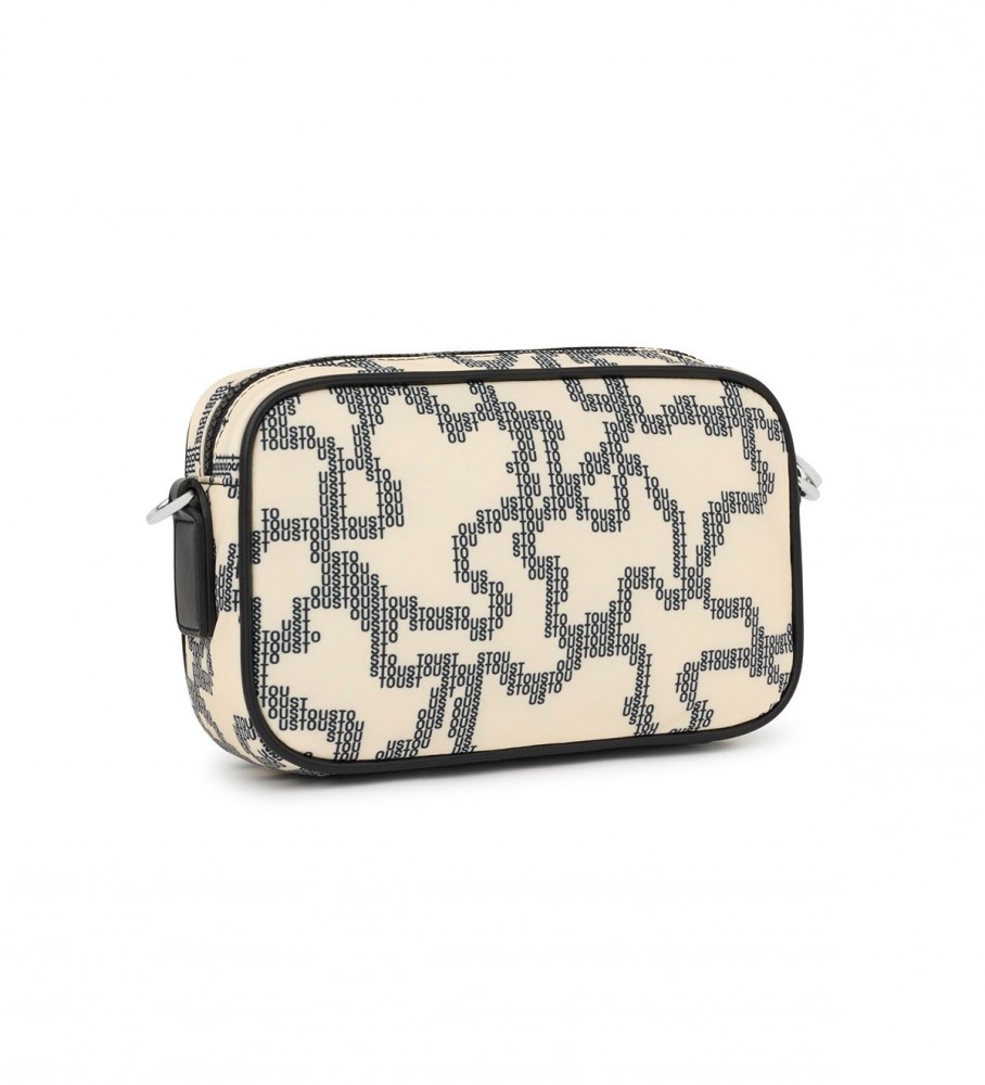 Bolsa de Ombro Tous - Repor K Pix Soft Multi Bege - 13,5 x 22 x 7 cm -