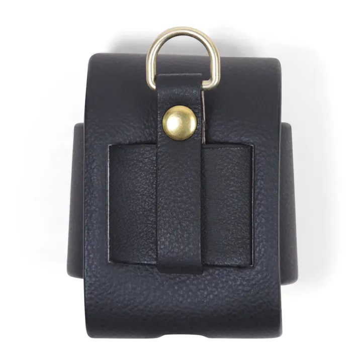 Louvini Coque Airpod 1 & 2 Joe en cuir | Noir