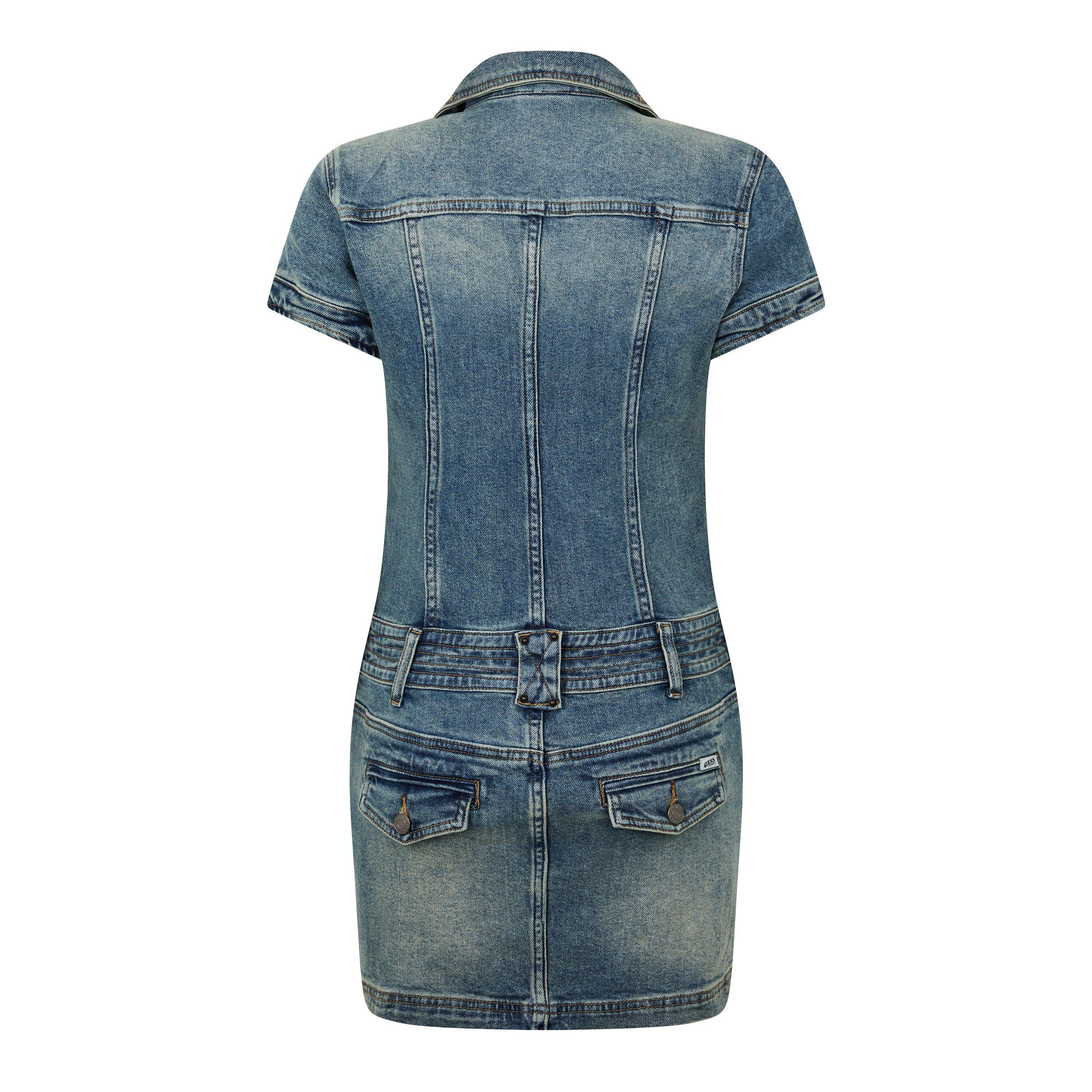 Guess Belted Mini Dress
