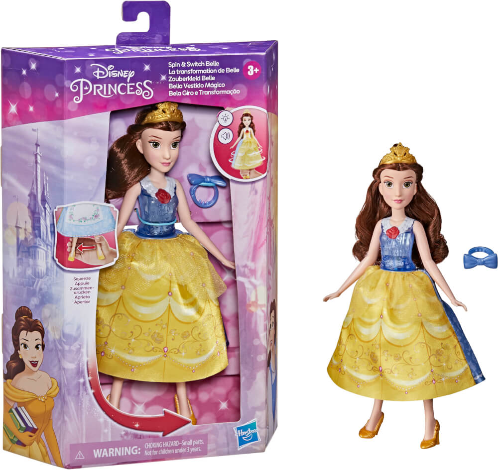 Disney Princess Zauberkleid Belle m. Wechselfunktion