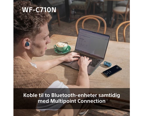 Sony WF-C710 - Glass Blue