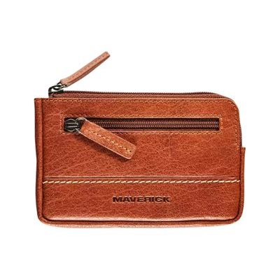 Maverick Rough Gear - Portefeuille - RFID - cuir de buffle pleine fleur à tannage végétal - cognac