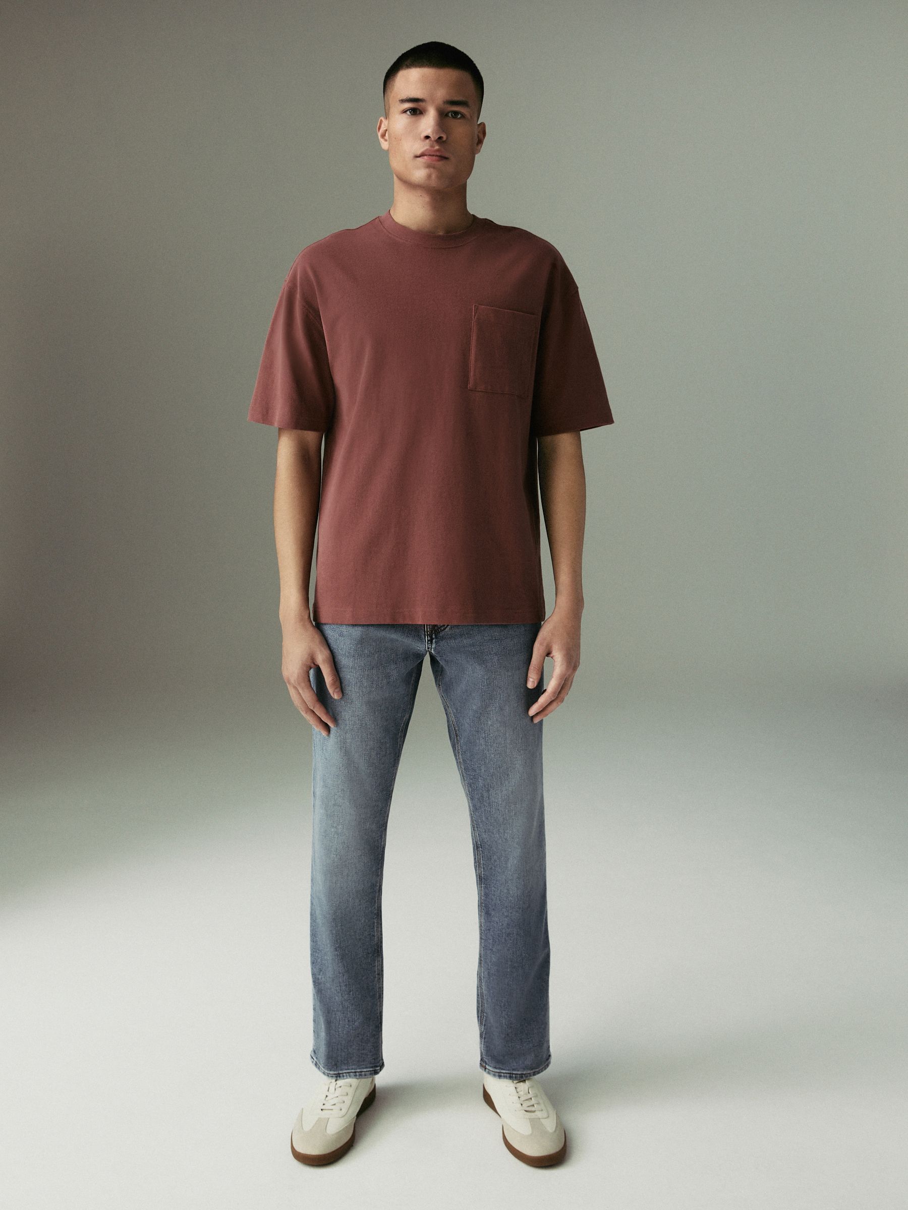 Vintage lichtblauw - Slim Fit - Comfortabele stretchjeans