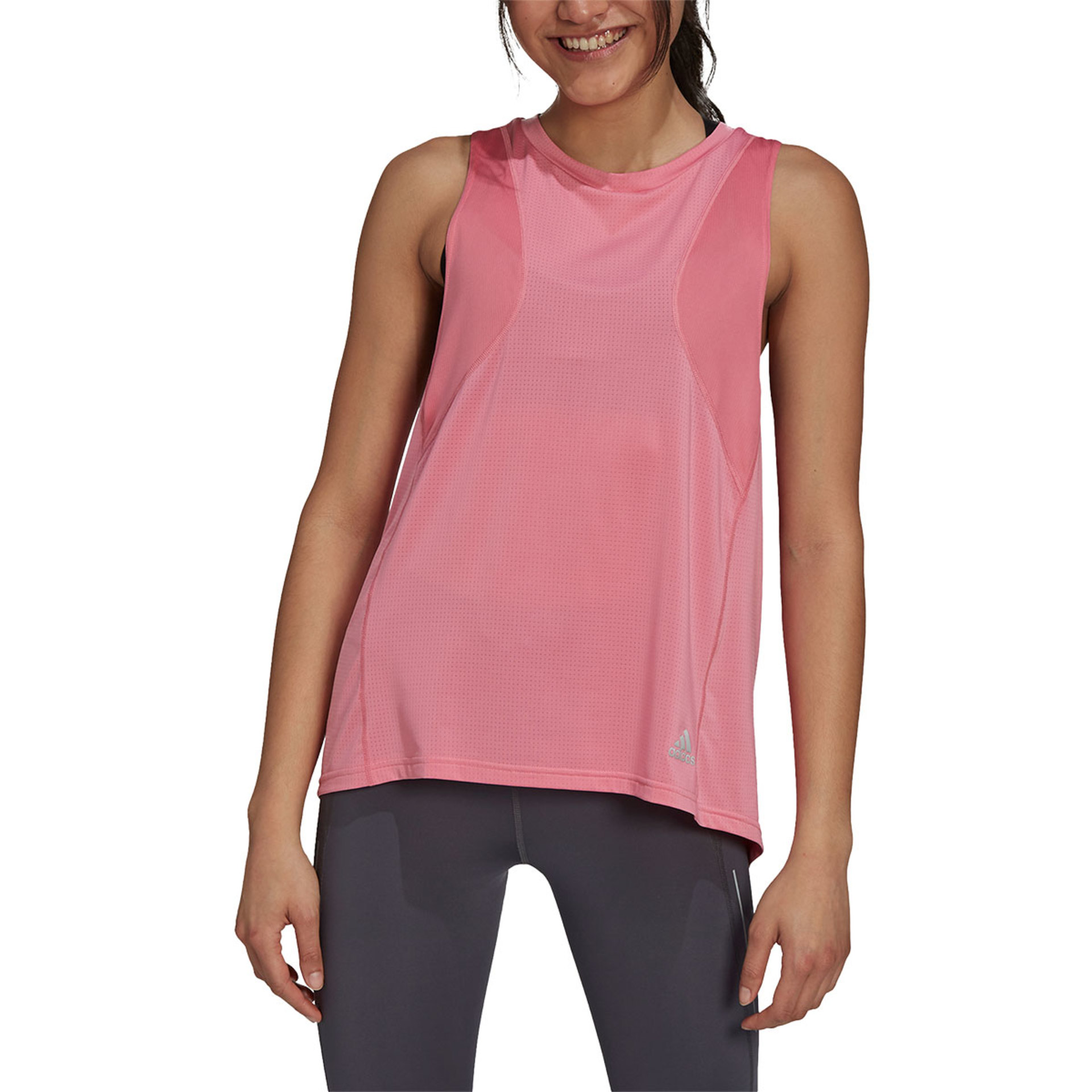 adidas Own The Run Response Hardloopshirt Zonder Mouwen Roze Dames
