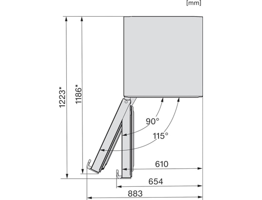 MIELE - Congélateur armoire FNS4882DEDTCS
