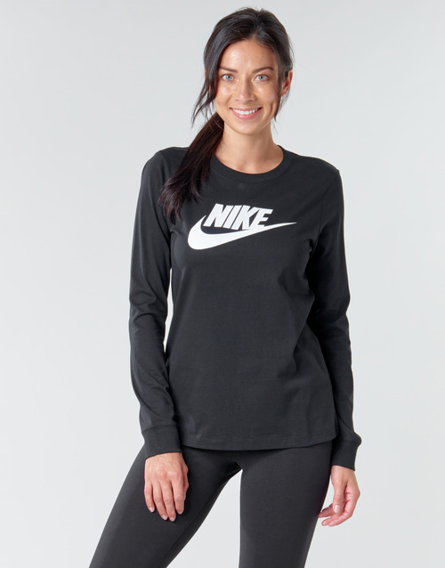 Nike - W NSW TEE ESSNTL LS ICON FTR - Noir