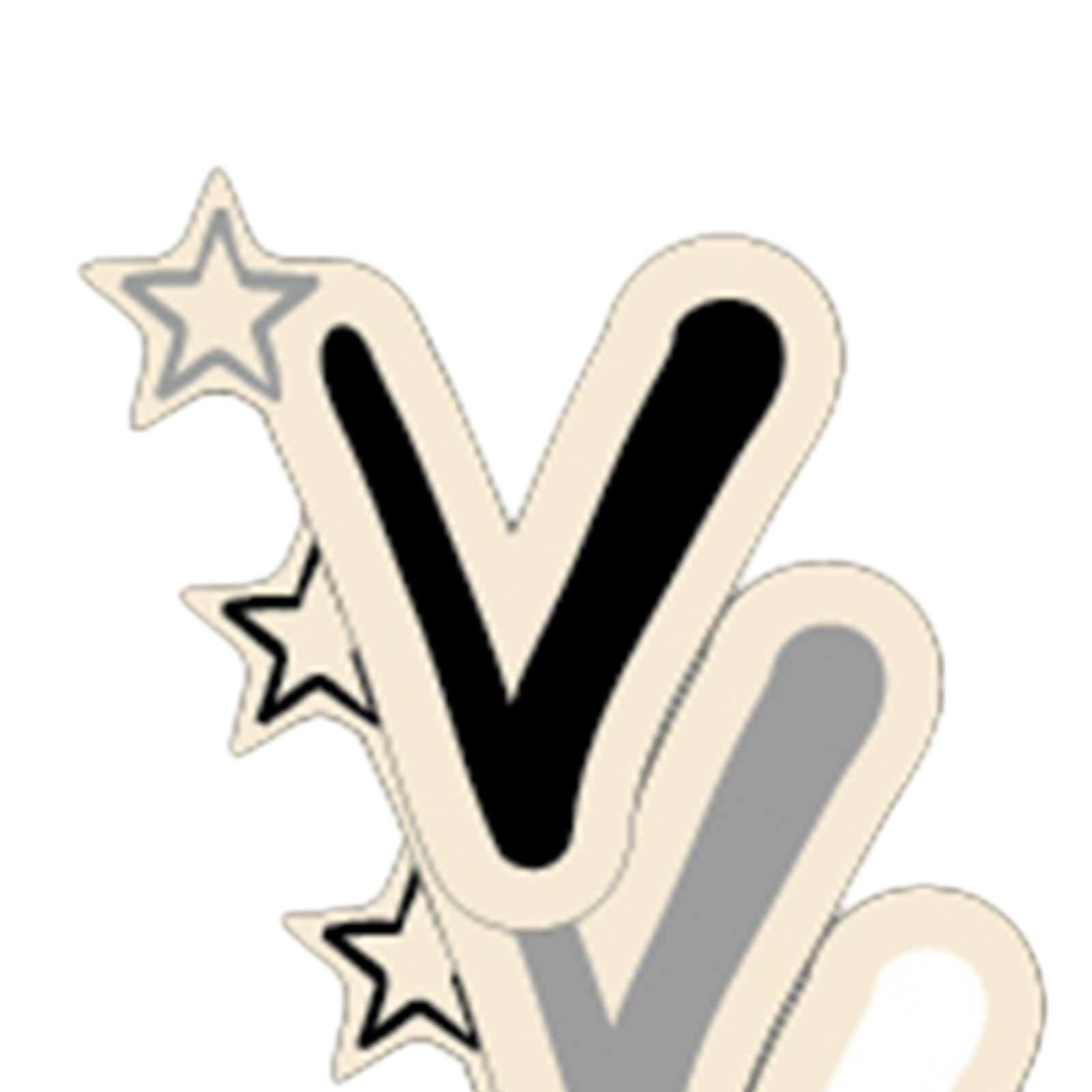 Buchstaben klein V