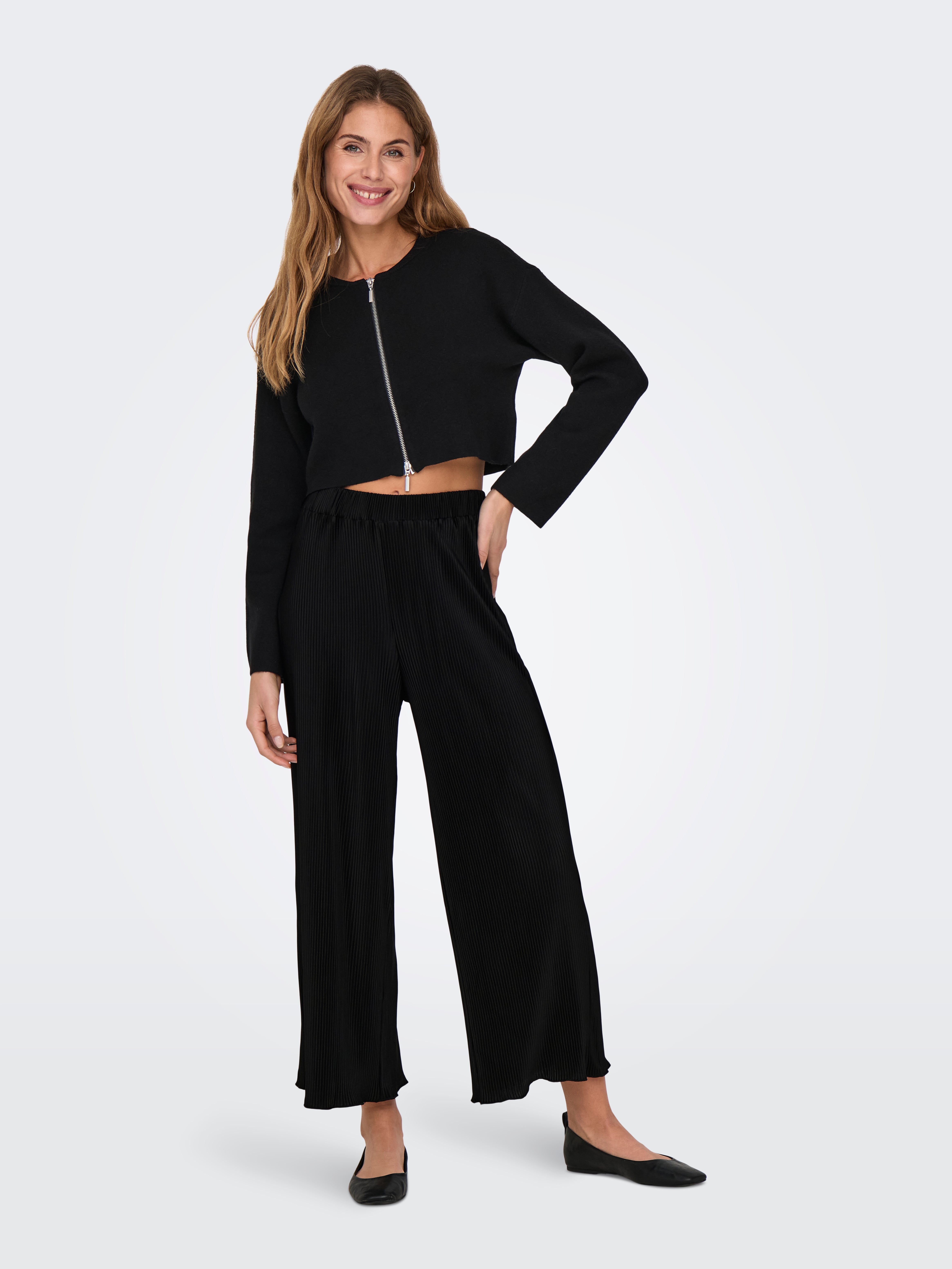 ONLKALYA Locker geschnitten Hose Black