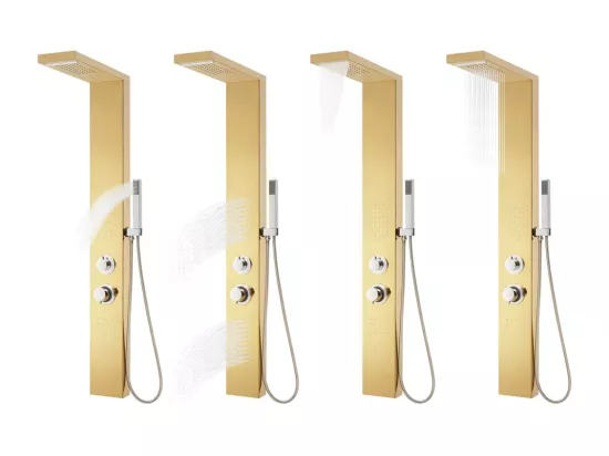 Système de panneau de argenté 15 x 47 x 130 cm 02_0003110