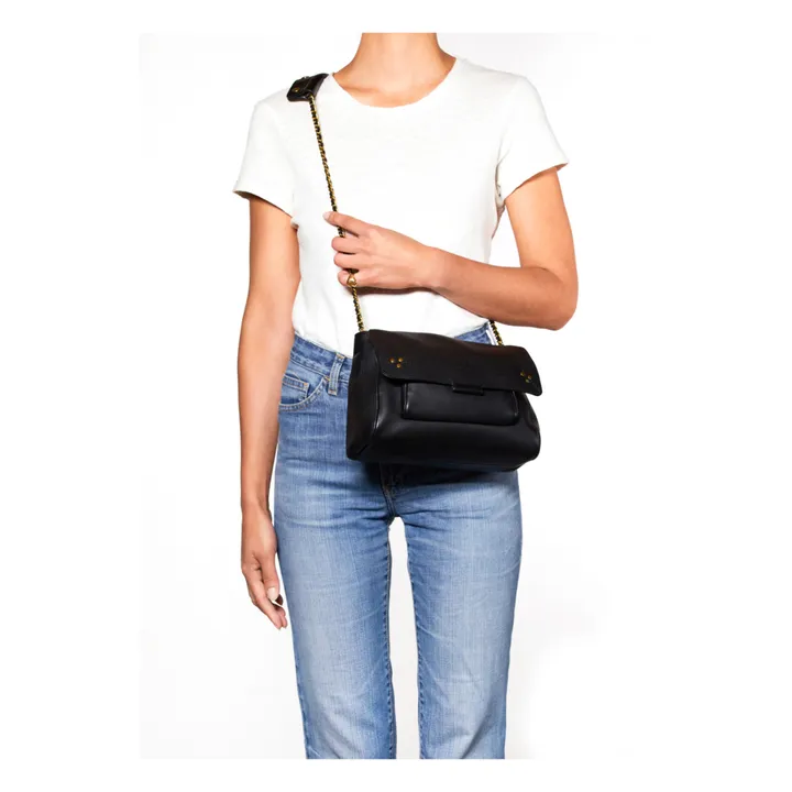 Jérôme Dreyfuss Sac Lulu M Veau | Noir