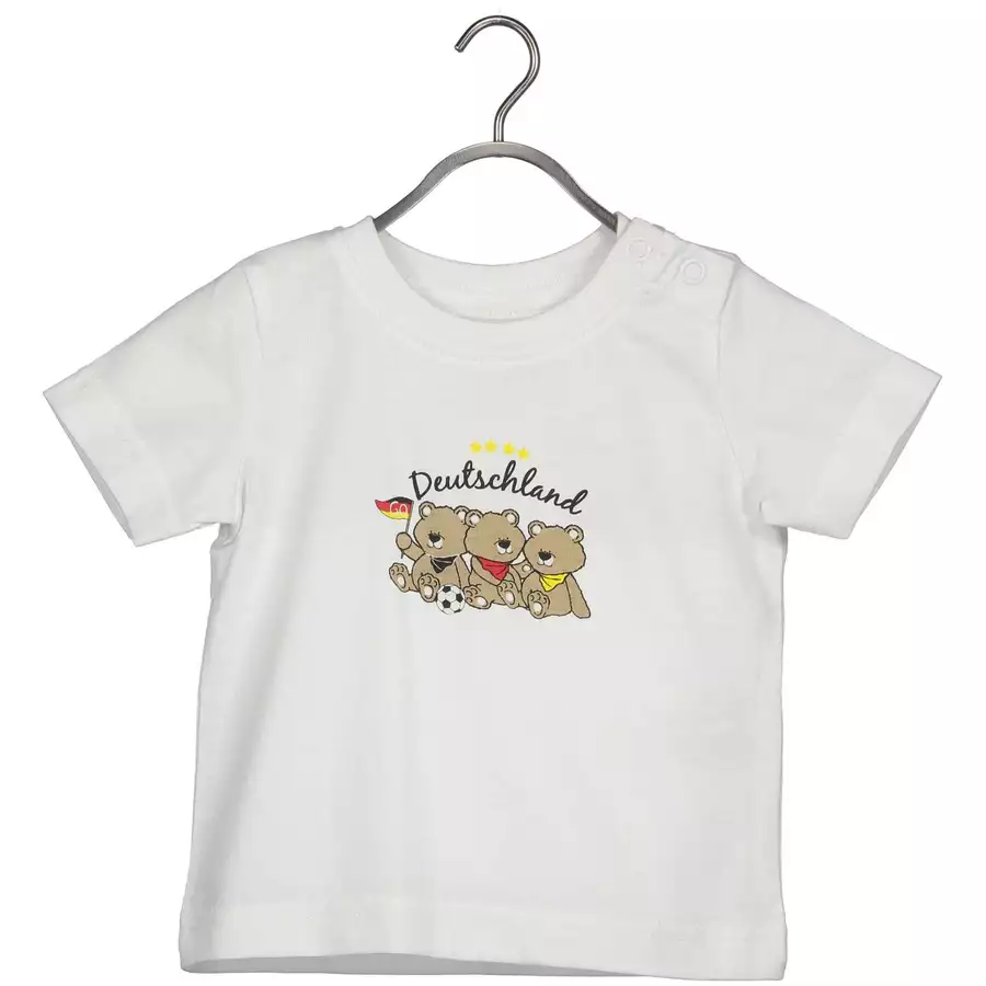BLUE SEVEN T-Shirt Bär Weiss