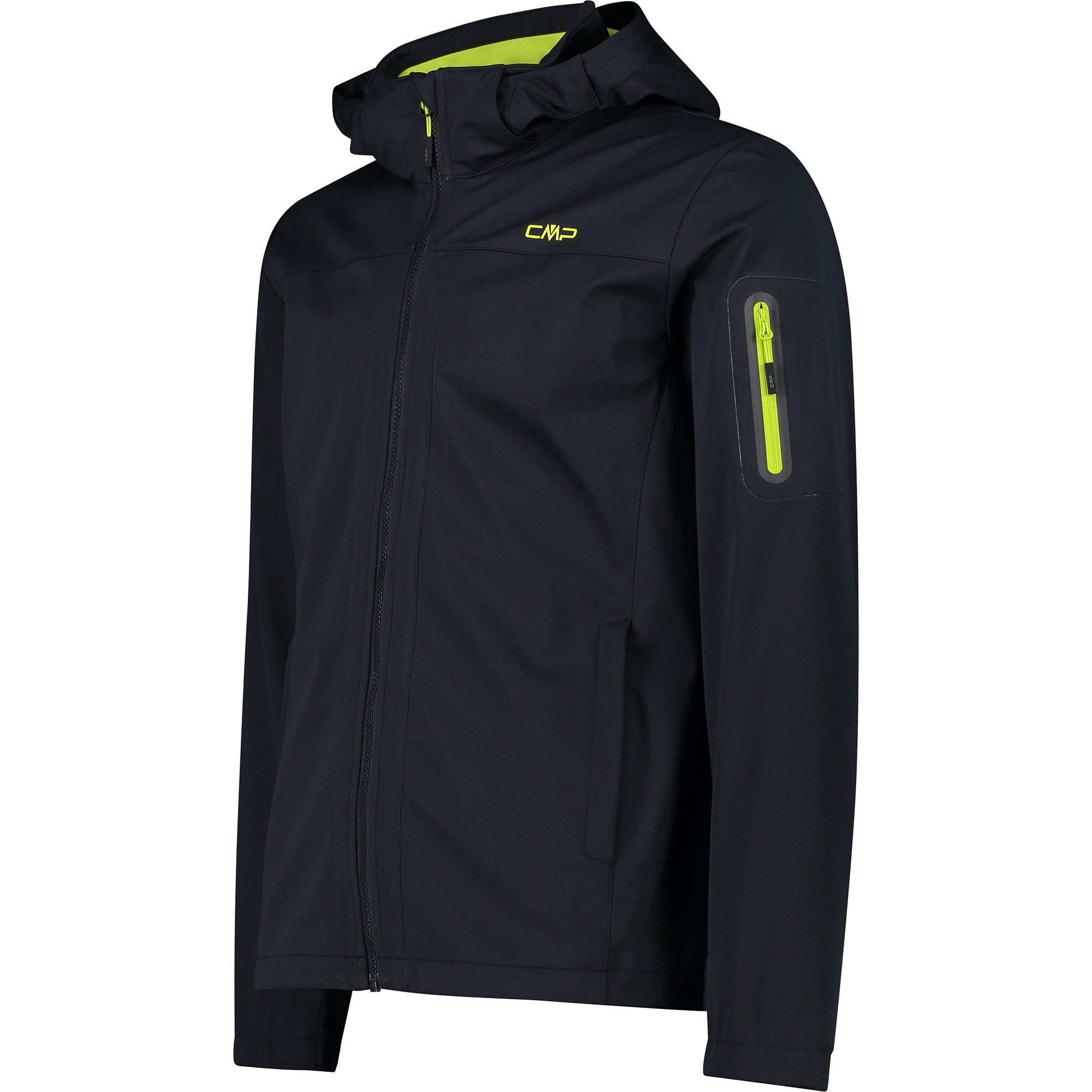CMP Zip Hood Softshelljacke Herren anthrazit