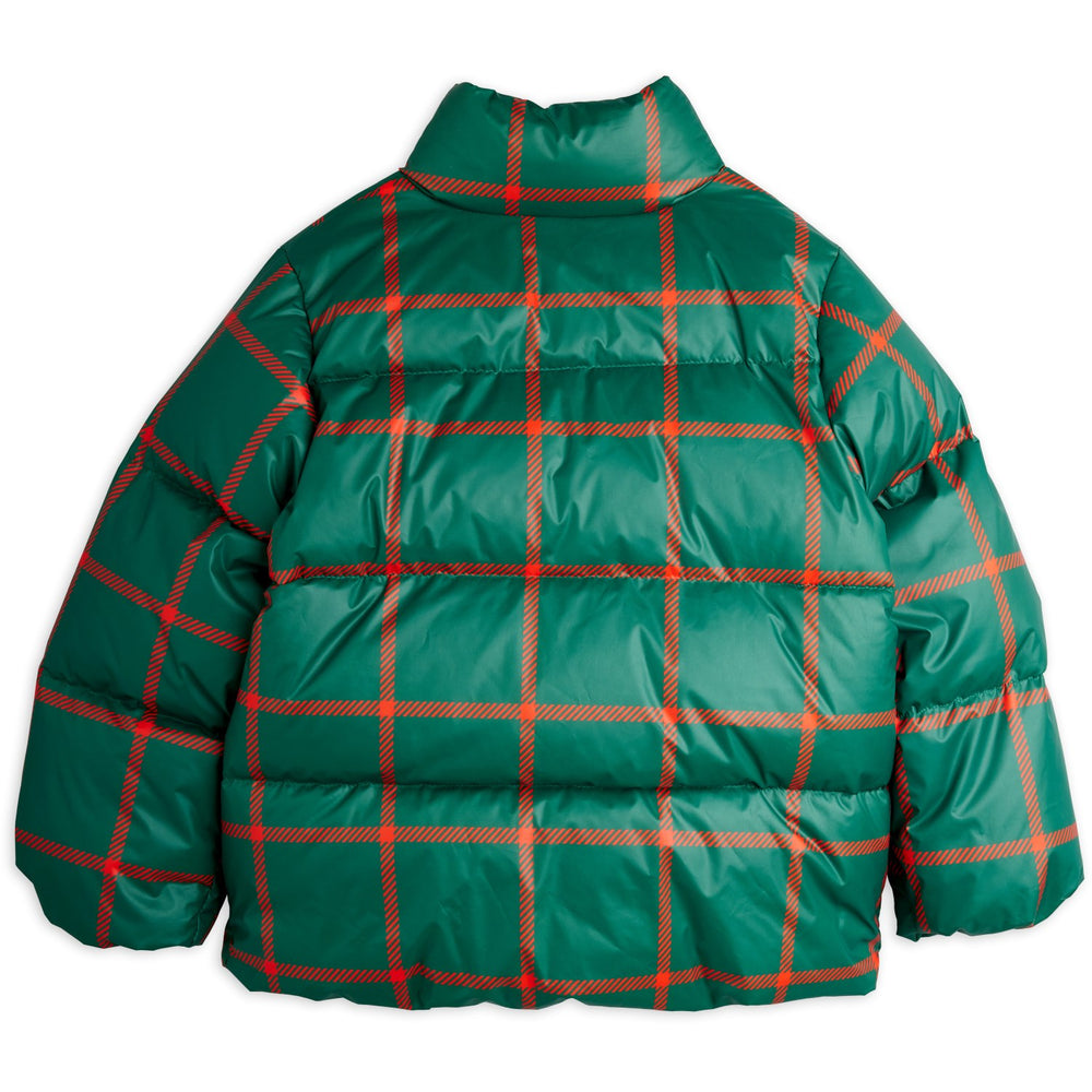 Køb Mini Rodini Green Plaid AOP Citypuffer