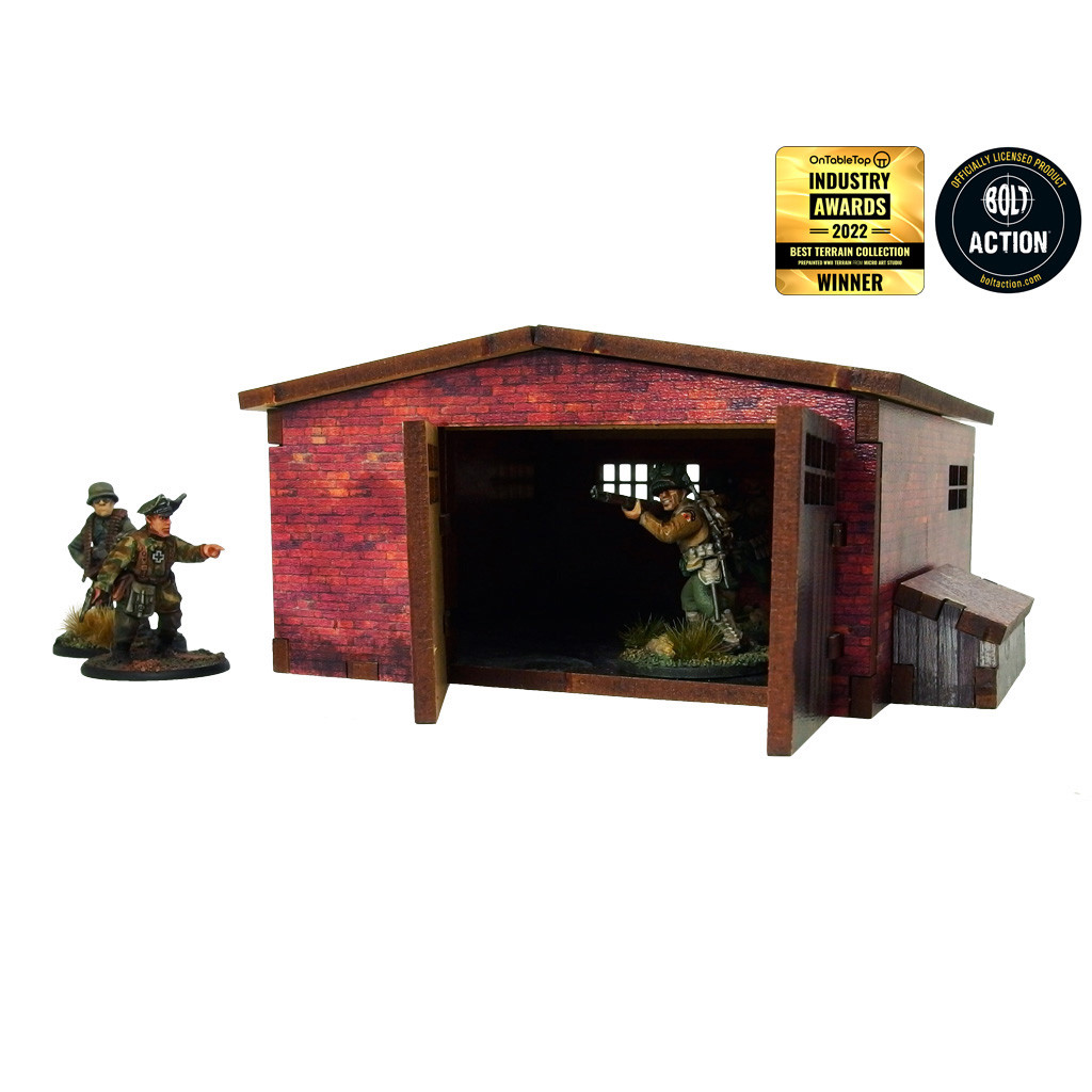 WW2 - Normandy Large Brick Shed