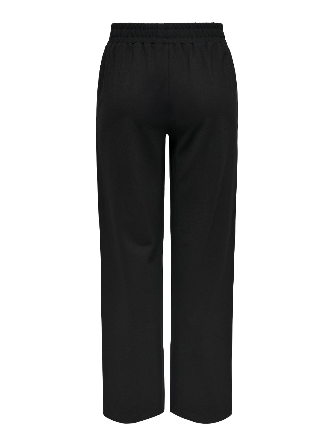 ONLPOPTRASH-SUKI Mittlere Taille Locker geschnitten Hose mit weitem Beinschnitt Black