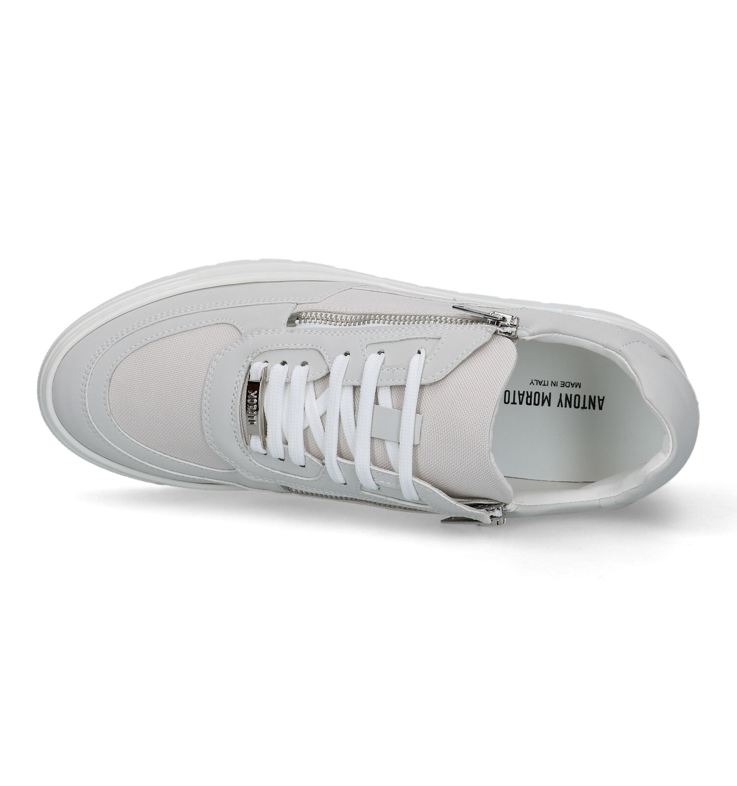 Veterschoenen wit