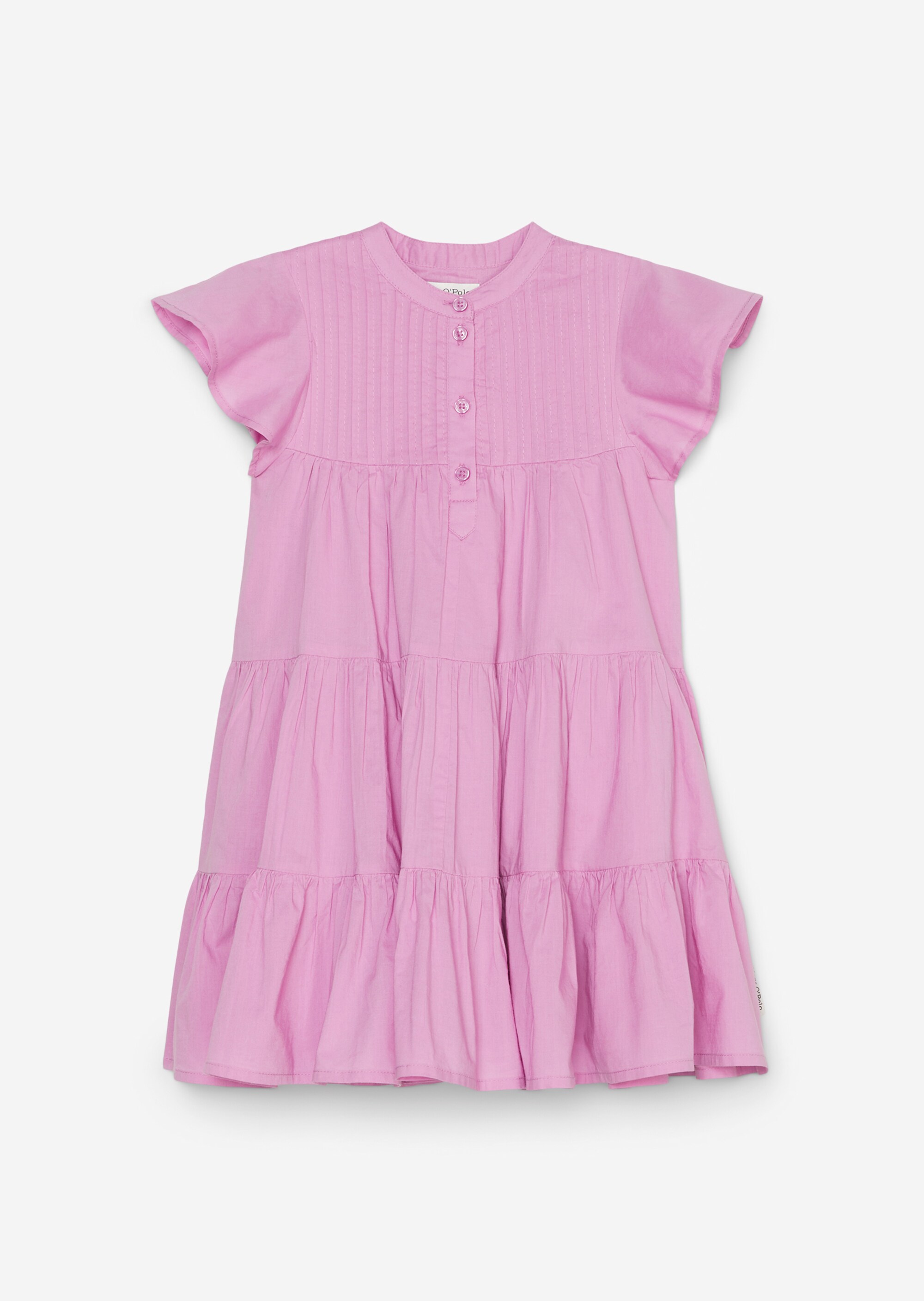 KIDS-GIRLS Stufenkleid aus reiner Baumwolle