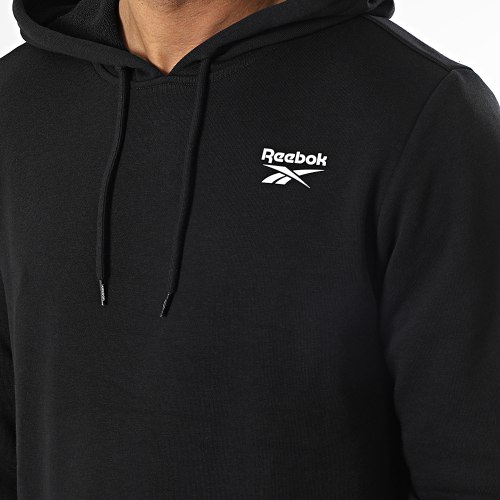 Sweat Capuche Reebok Identity Left Chest HA9273 Noir