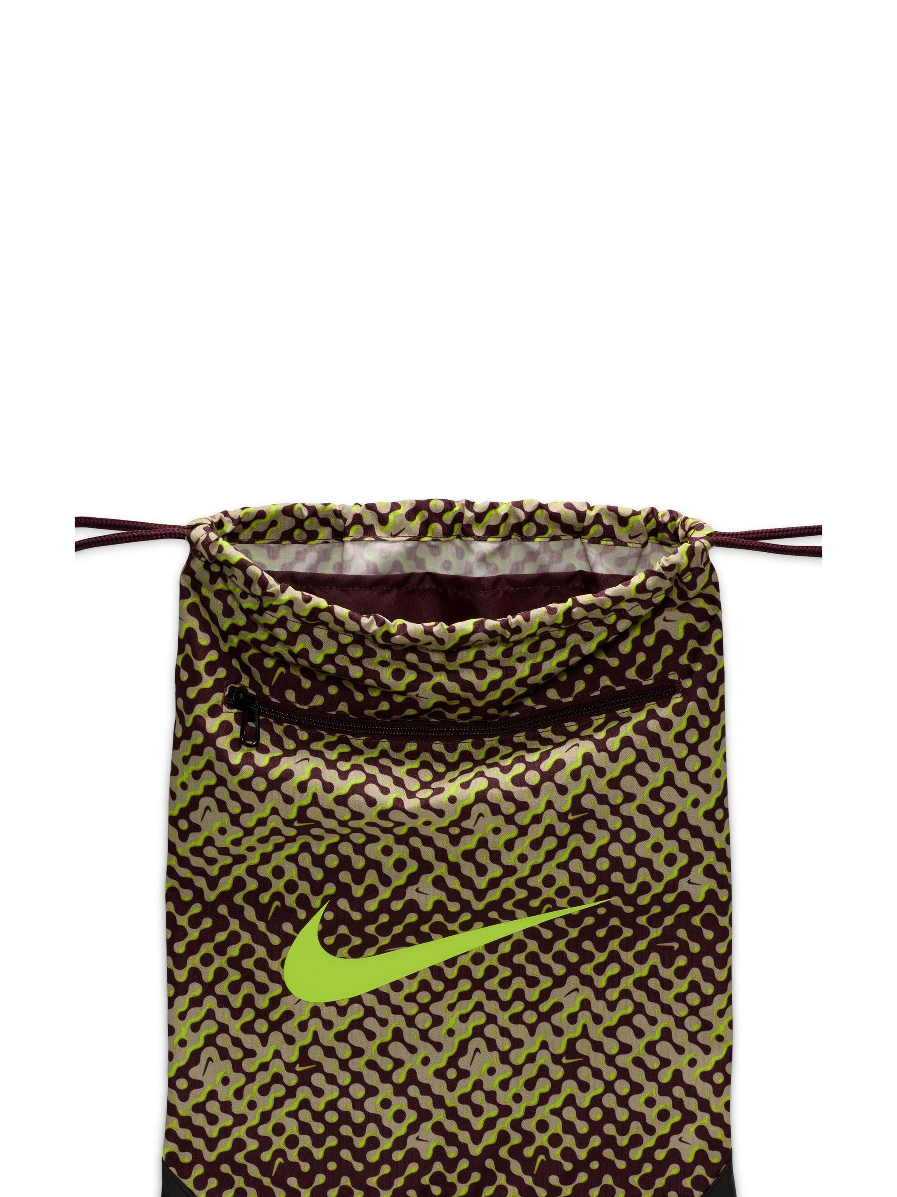 Bourgondië crush - Nike Brasilia tas met trekkoord met print