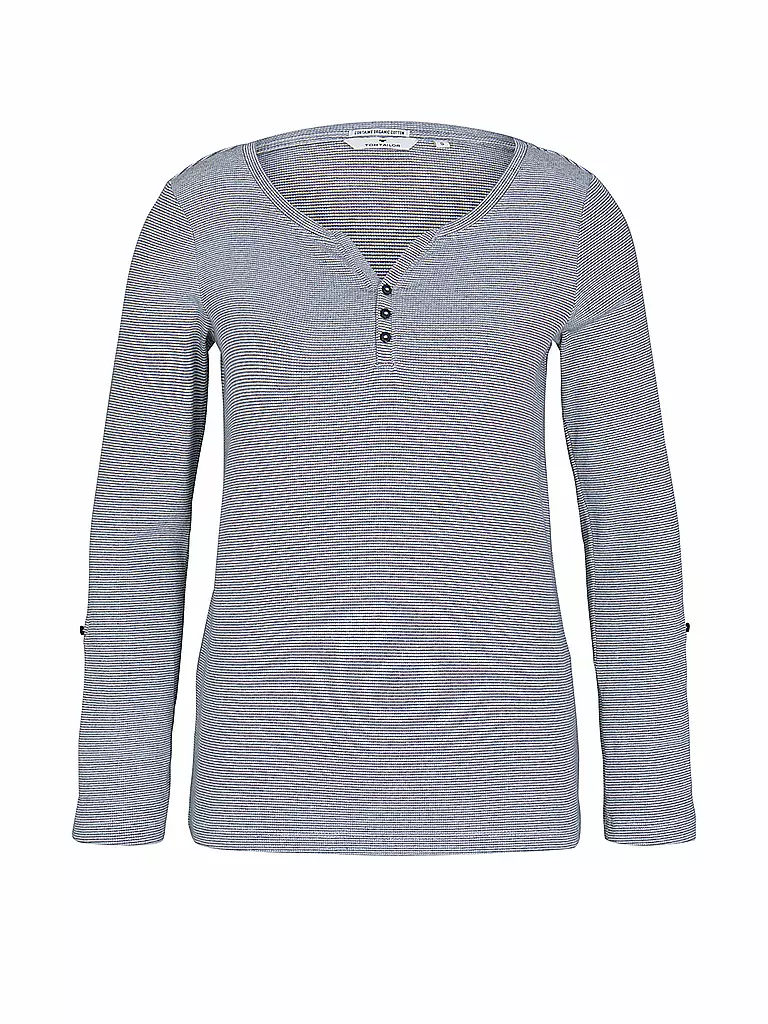 TOM TAILOR Langarmshirt blau