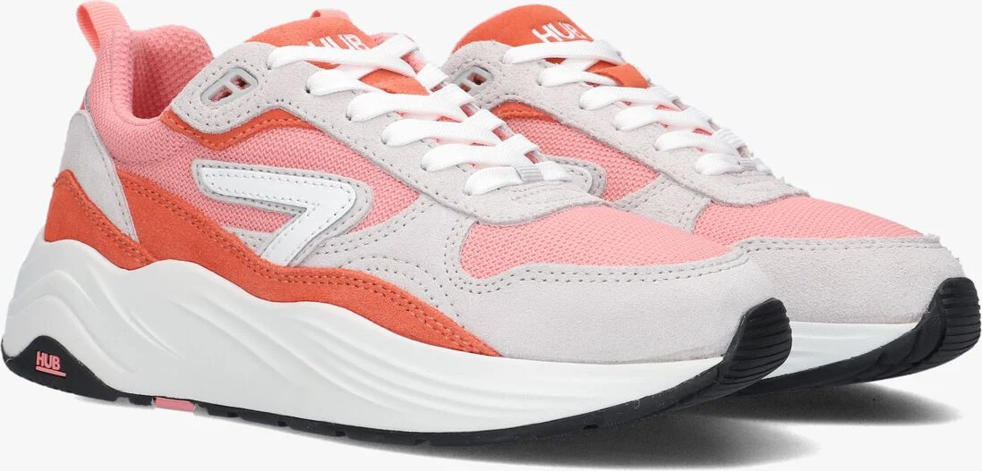 HUB roze hub lage sneakers glide-z