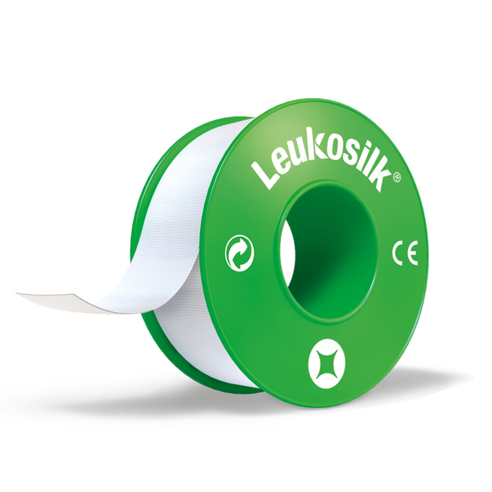 3x Leukosilk Hechtpleister 5mx2.50cm