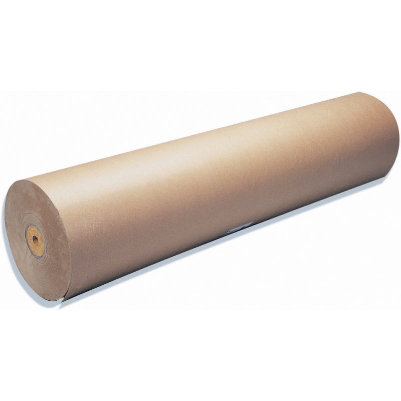 Kraft brun 60g, rl 10x1m - Brun