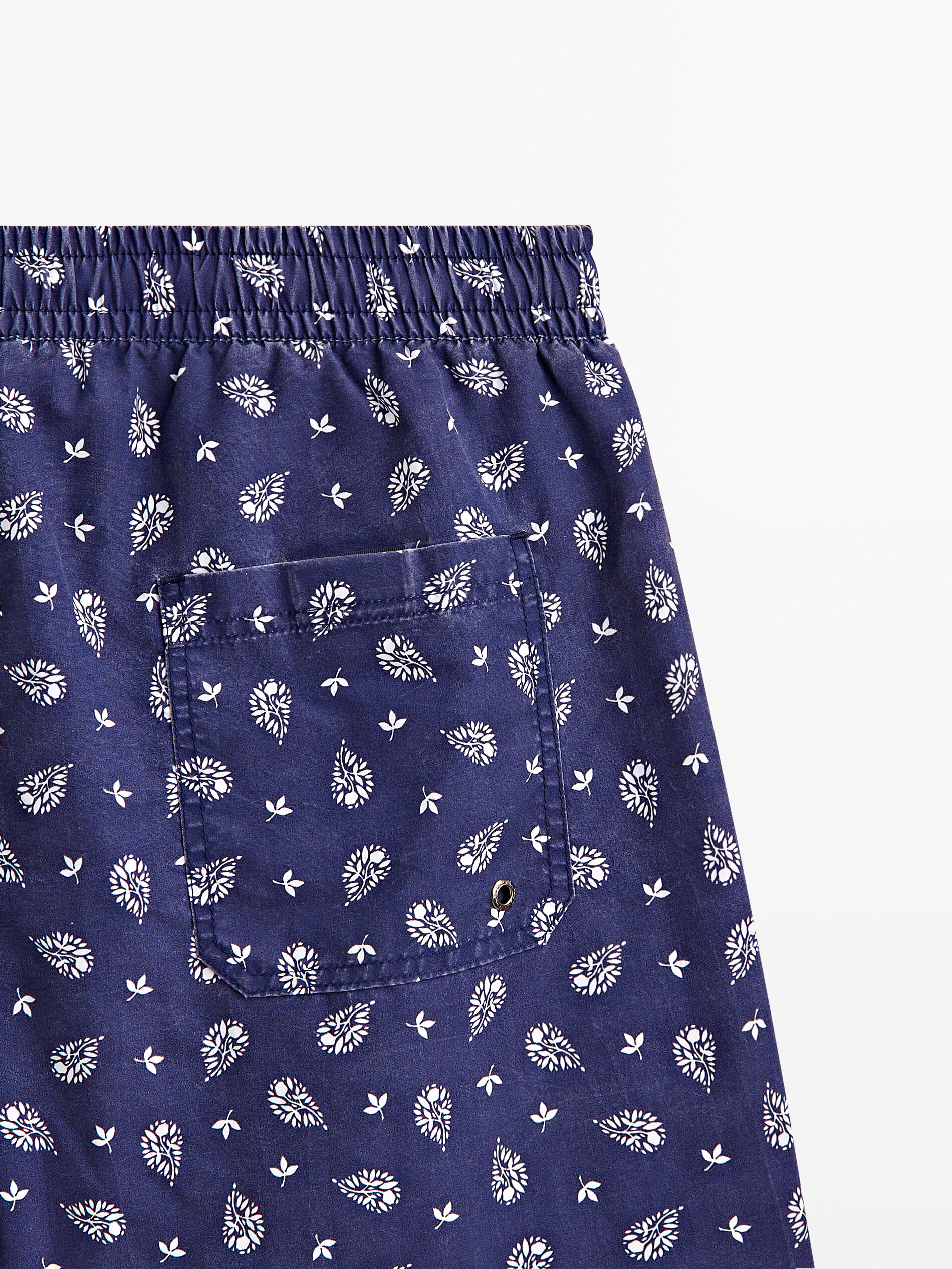 Maiô estampado - AZUL MARINHO