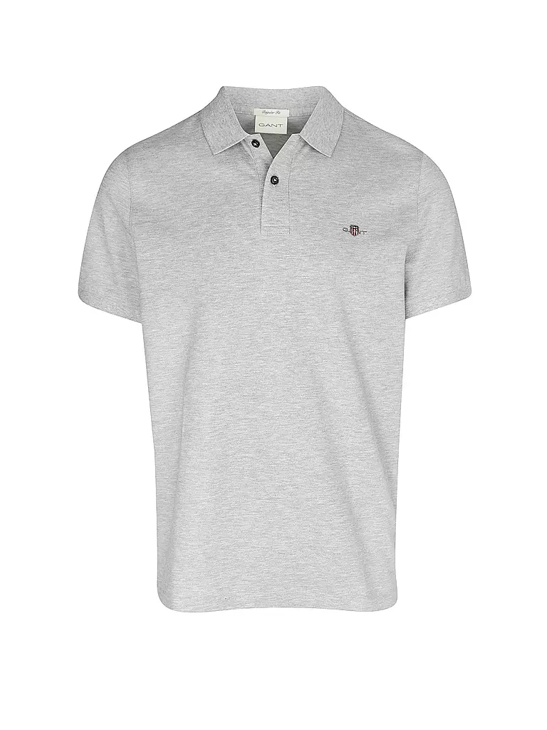 GANT Poloshirt Regular Fit grau