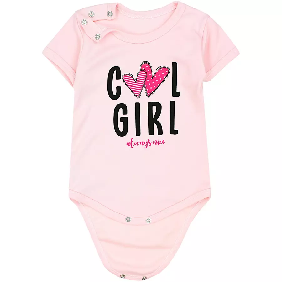 TupTam Mädchen Baby Body Kurzarm 5er Pack apricot