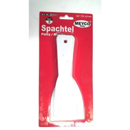 Meyco 14260 - Kunststoff-Spachtel, 3 Stück