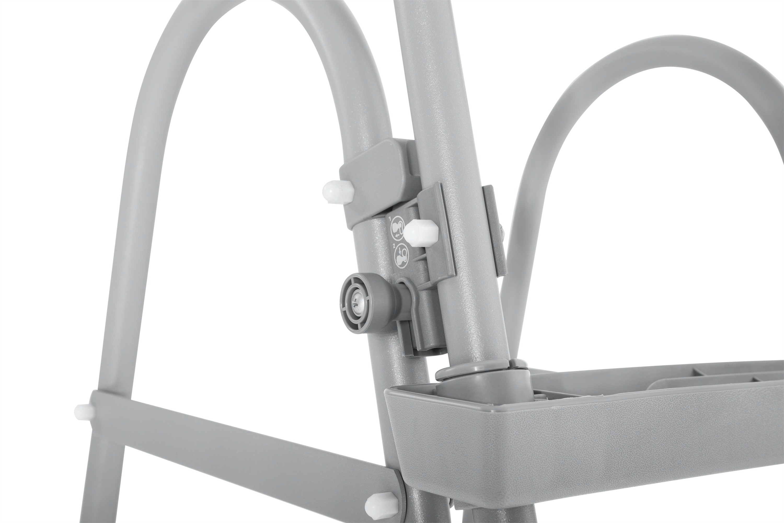 Pool Leiter für Poolhöhe 107 cm