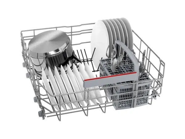 Bosch Serie 4 SMU4EAS23E, Under bordplade, Fuld størrelse (60 cm), Rustfrit stål, 13 kuverter, B, 40 dB