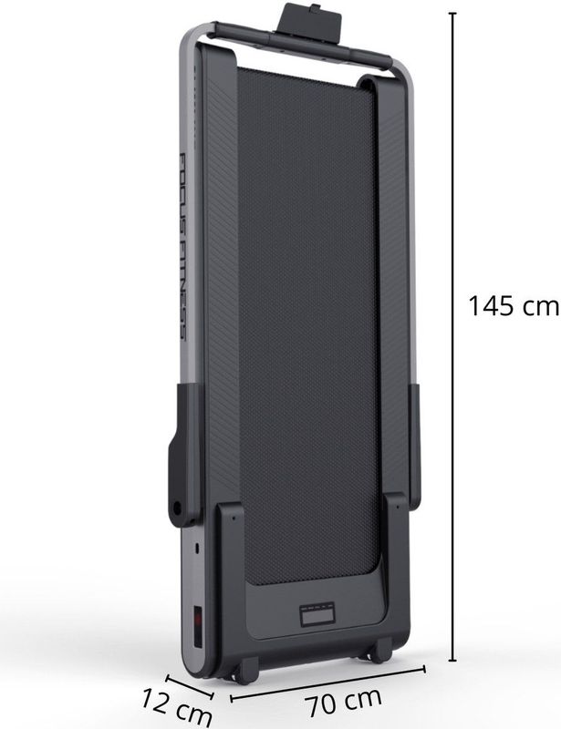 Focus Fitness - Slimline iPlus - Loopband - Zwart - Brushless Motor