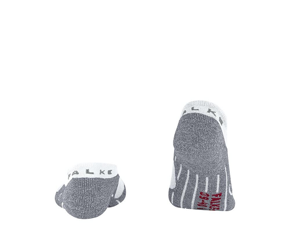 Falke RU3 Comfort Invisible Hardloopsokken Wit/Grijs Dames