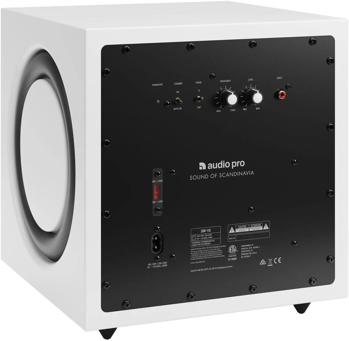 Audio Pro Addon SW-10 Blanc Caissons de basses