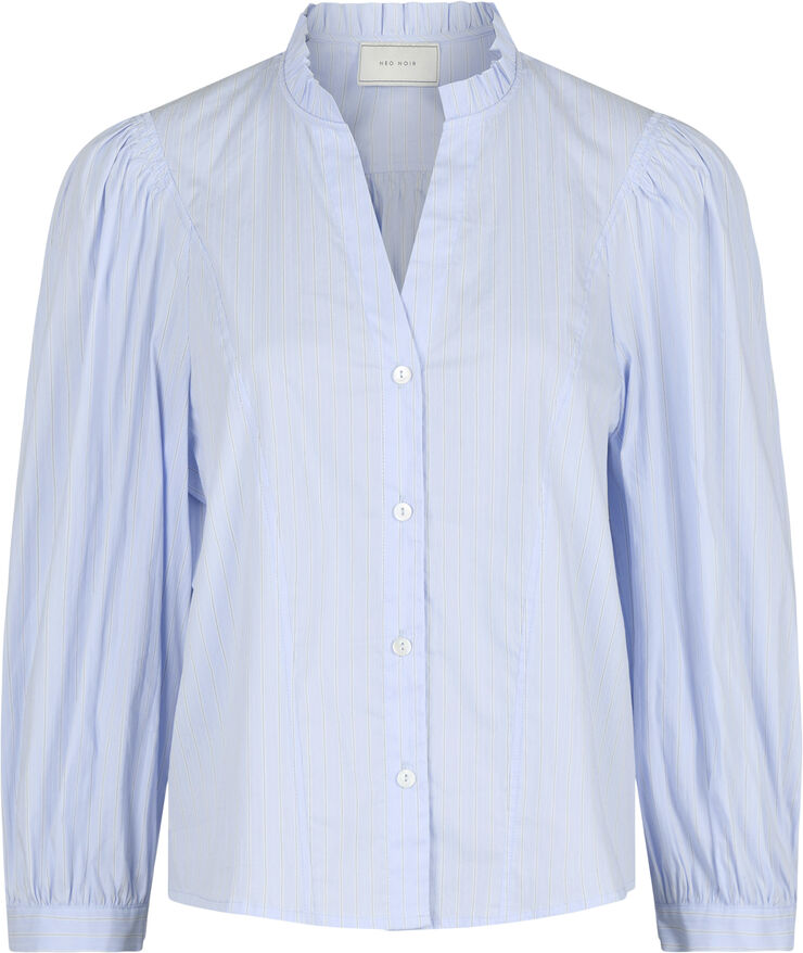 Neo Noir Barba Stripe Blouse Light blue