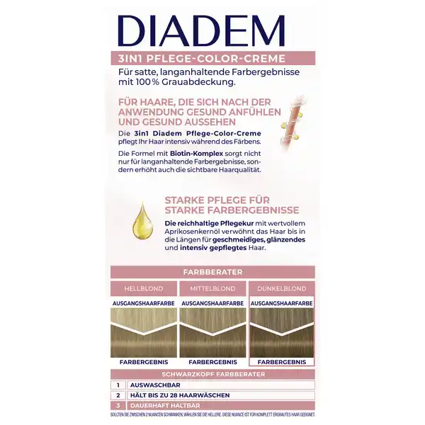3in1 Pflege-Color-Creme 722 Dunkelblond