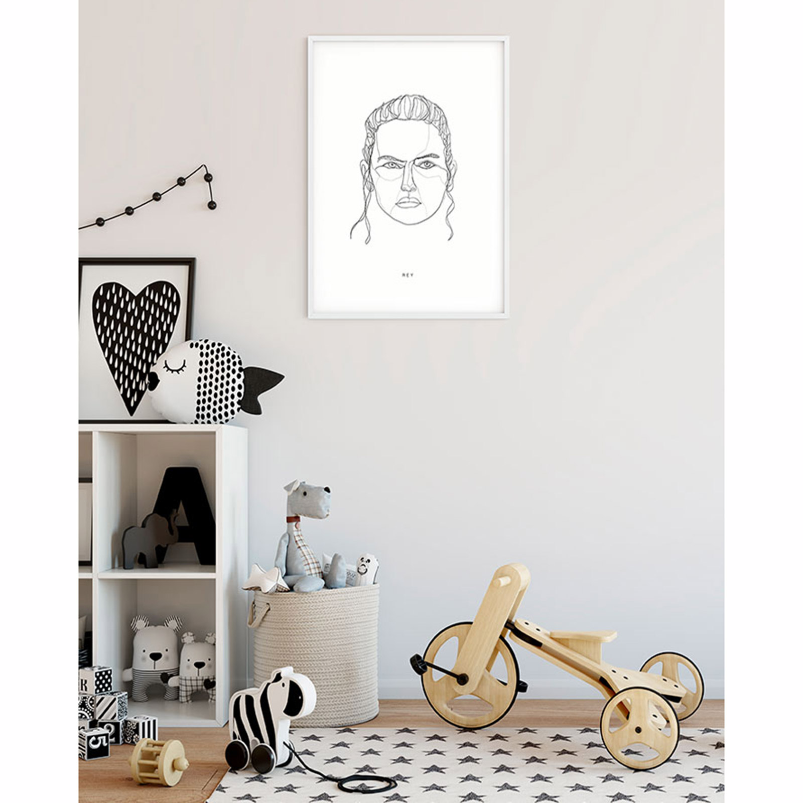 Wandbild STAR WARS CLASSIC - bunt - 50x70 cm