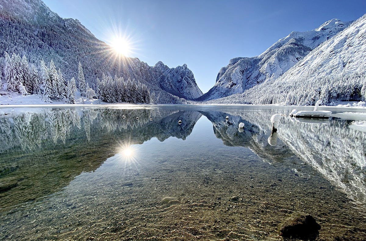 Übernachtung im Chalet am Toblacher See