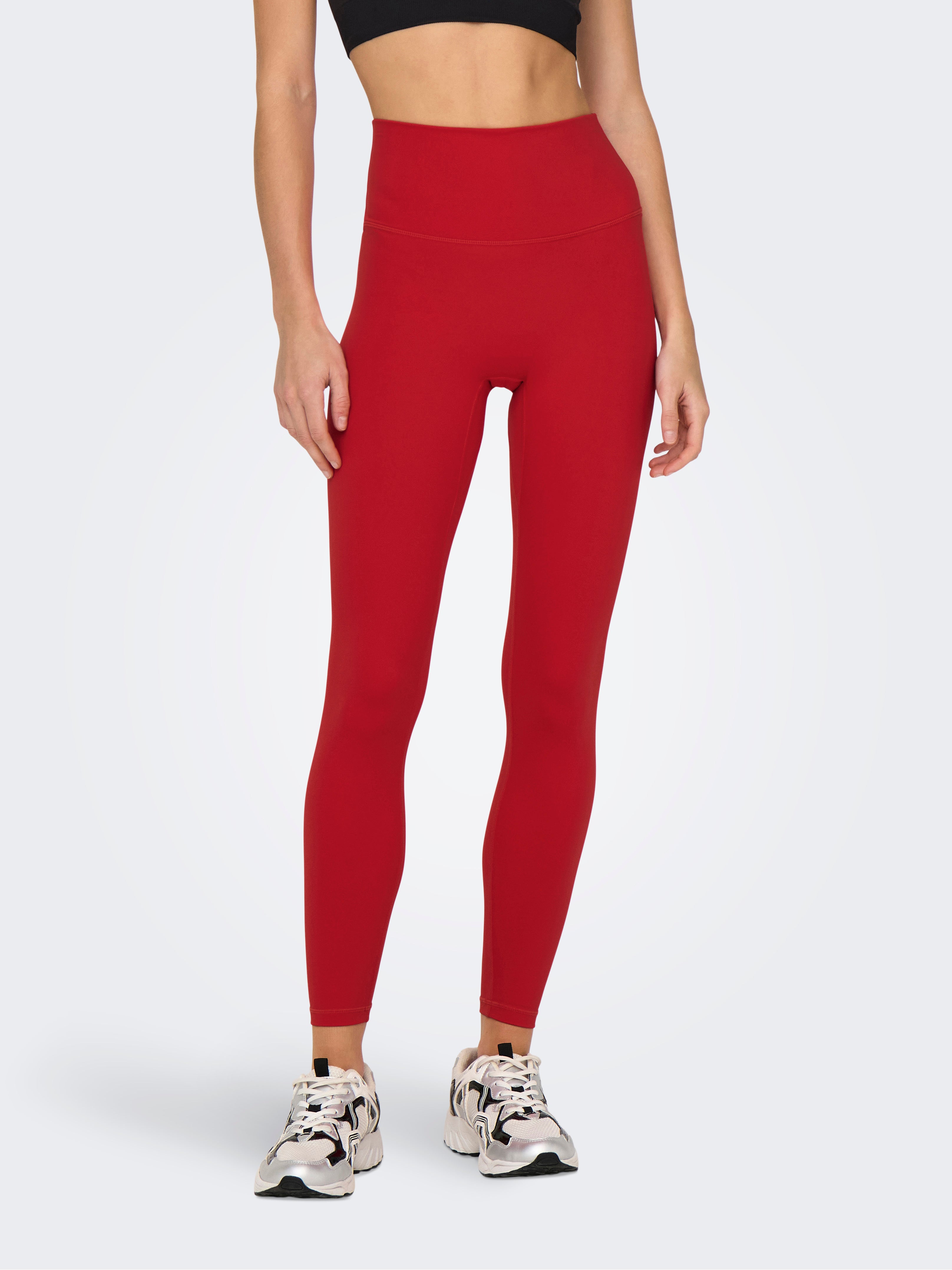 ONPJAM-3-SANA Super-High Waist Enger Schnitt Sportleggings Mars Red