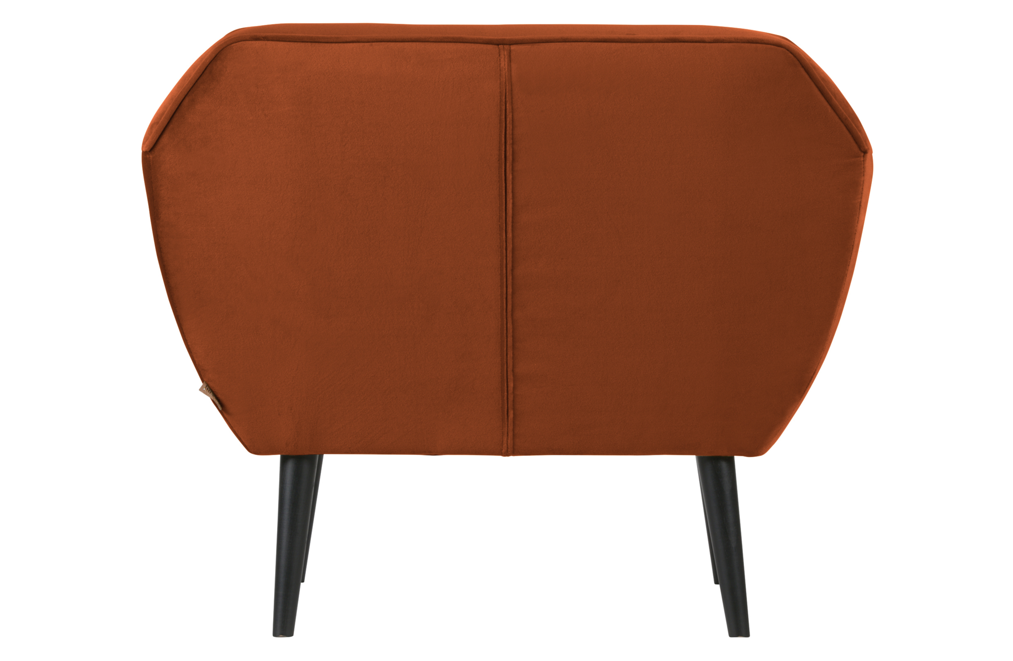fauteuil Rocco fluweel - Roest